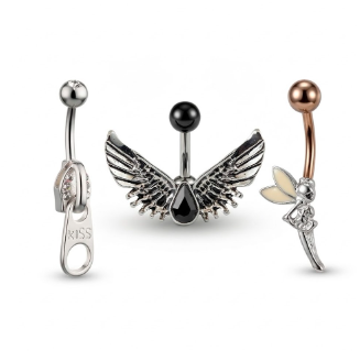 assorted charms belly ring assorted charms belly ring