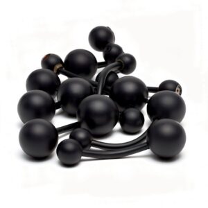 matt black belly ring