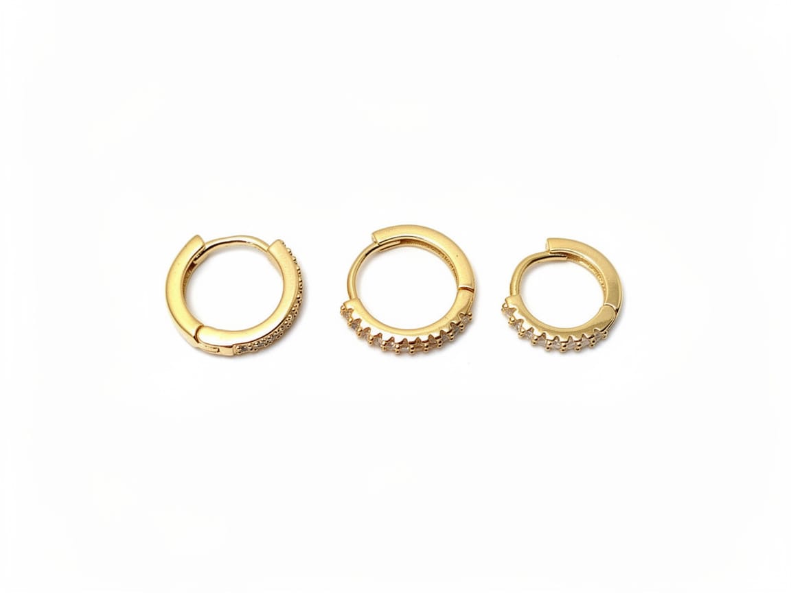 gold plated stones septum ring gold plated stones septum ring